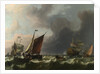 Dutch Men-of-war and Small Vessels in a Fresh Breeze off Enkhuizen, 1683 by Ludolf Bakhuizen