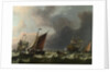 Dutch Men-of-war and Small Vessels in a Fresh Breeze off Enkhuizen, 1683 by Ludolf Bakhuizen