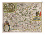 Map of Russia and Moscow by Willem Janszoon Blaeu
