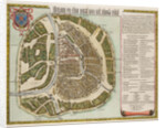 The Moscow Kremlin Map of the 16th century (Castellum Urbis Moskvae), 1662 by Willem Janszoon Blaeu