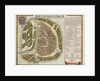 The Moscow Kremlin Map of the 16th century (Castellum Urbis Moskvae), 1662 by Willem Janszoon Blaeu