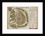 The Moscow Kremlin Map of the 16th century (Castellum Urbis Moskvae), 1662 by Willem Janszoon Blaeu