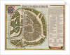 The Moscow Kremlin Map of the 16th century (Castellum Urbis Moskvae), 1662 by Willem Janszoon Blaeu