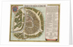 The Moscow Kremlin Map of the 16th century (Castellum Urbis Moskvae), 1662 by Willem Janszoon Blaeu