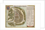 The Moscow Kremlin Map of the 16th century (Castellum Urbis Moskvae), 1662 by Willem Janszoon Blaeu