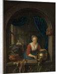 Maid at the window, c. 1660 by Gerard Dou