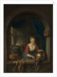 Maid at the window, c. 1660 by Gerard Dou