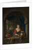 Maid at the window, c. 1660 by Gerard Dou