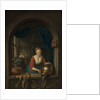 Maid at the window, c. 1660 by Gerard Dou