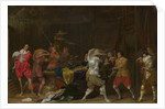 Soldiers fighting over Booty in a Barn, c.1623 by Willem Cornelisz Duyster