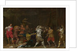 Soldiers fighting over Booty in a Barn, c.1623 by Willem Cornelisz Duyster