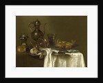 Still Life: Pewter, Silver Vessels and a Crab, ca 1636 by Willem Claesz Heda