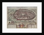 The Jerusalem Map by Frans Hogenberg