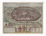 The Jerusalem Map by Frans Hogenberg