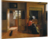 Interior with a Mother delousing her Childs Hair (A Mothers Duty), 1659-1660 by Pieter Hooch de