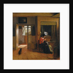 Interior with a Mother delousing her Childs Hair (A Mothers Duty), 1659-1660 by Pieter Hooch de