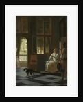 A Woman Directing a Young Man With a Letter, 1670 by Pieter Hooch de