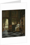 A Woman Directing a Young Man With a Letter, 1670 by Pieter Hooch de