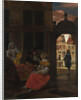 A Musical Party in a Courtyard, 1677 by Pieter Hooch de