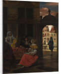 A Musical Party in a Courtyard, 1677 by Pieter Hooch de