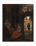 A Musical Party in a Courtyard, 1677 by Pieter Hooch de