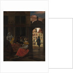 A Musical Party in a Courtyard, 1677 by Pieter Hooch de