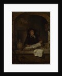 An Old Woman with a Book, c. 1660 by Gabriel Metsu