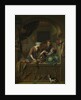 A Woman and a Fish-pedlar in a Kitchen, 1713 by Willem van Mieris