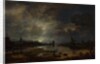 A River near a Town, by Moonlight, c. 1645 by Aert van der Neer