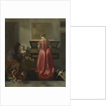 Two Women and a Man making Music, ca 1675 by Jacob Lucasz. Ochtervelt