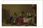 A Merry Company at Table, 1630 by Hendrik Gerritsz. Pot