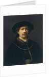 Self Portrait with Beret and Two Gold Chains, ca 1642 by Rembrandt van Rhijn