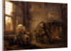 Tobit and Anna waiting for the return of their son, 1659 by Rembrandt van Rhijn