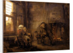 Tobit and Anna waiting for the return of their son, 1659 by Rembrandt van Rhijn
