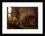 Tobit and Anna waiting for the return of their son, 1659 by Rembrandt van Rhijn