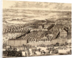 German Quarter (Nemetskaya sloboda) in Moscow (left part), 1705 by Adriaan Schoonebeek