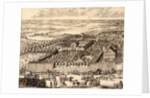 German Quarter (Nemetskaya sloboda) in Moscow (left part), 1705 by Adriaan Schoonebeek