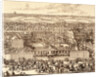 German Quarter (Nemetskaya sloboda) in Moscow (right part), 1705 by Adriaan Schoonebeek