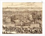 German Quarter (Nemetskaya sloboda) in Moscow (right part), 1705 by Adriaan Schoonebeek