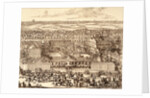 German Quarter (Nemetskaya sloboda) in Moscow (right part), 1705 by Adriaan Schoonebeek