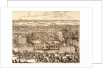 German Quarter (Nemetskaya sloboda) in Moscow (right part), 1705 by Adriaan Schoonebeek