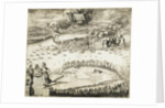 Taking of the Swedish Nöteburg Fortress by Russian Troops on October 11, 1702, 1703 by Adriaan Schoonebeek