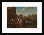 View of the Great Market in Rotterdam, 1654 by Hendrik Maertensz Sorgh