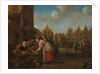 View of the Great Market in Rotterdam, 1654 by Hendrik Maertensz Sorgh