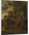 A Pedlar selling Spectacles outside a Cottage, c. 1653 by Jan Havicksz Steen