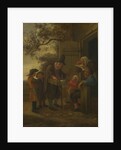 A Pedlar selling Spectacles outside a Cottage, c. 1653 by Jan Havicksz Steen