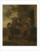 A Pedlar selling Spectacles outside a Cottage, c. 1653 by Jan Havicksz Steen