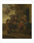 A Pedlar selling Spectacles outside a Cottage, c. 1653 by Jan Havicksz Steen