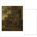 A Pedlar selling Spectacles outside a Cottage, c. 1653 by Jan Havicksz Steen