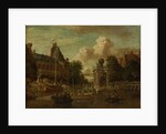 The arrival of the embassy of Muscovy in Amsterdam on August 1697, um 1700 by Abraham Storck